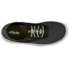 OLUKAI Nohea Moku Men’s No Tie Boat Shoes, Breathable & Quick Dry Mesh, Effortless Design & Barefoot Wearability, All-Day Comfort & Support(Black/Black)