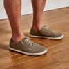 OLUKAI Nohea Moku Men’s No Tie Boat Shoes, Breathable & Quick Dry Mesh, Effortless Design & Barefoot Wearability, All-Day Comfort & Support(Clay/Tapa)