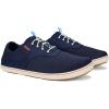 OLUKAI Nohea Moku Men’s No Tie Boat Shoes, Breathable & Quick Dry Mesh, Effortless Design & Barefoot Wearability, All-Day Comfort & Support(Deepest Depths/White Sand)