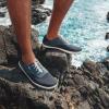 OLUKAI Nohea Moku Men’s No Tie Boat Shoes, Breathable & Quick Dry Mesh, Effortless Design & Barefoot Wearability, All-Day Comfort & Support(Dk Shadow/Dk Shadow)