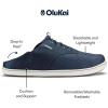 OLUKAI Nohea Moku Men’s No Tie Boat Shoes, Breathable & Quick Dry Mesh, Effortless Design & Barefoot Wearability, All-Day Comfort & Support(Mood Indigo/Mood)