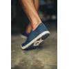 OLUKAI Nohea Moku Men’s No Tie Boat Shoes, Breathable & Quick Dry Mesh, Effortless Design & Barefoot Wearability, All-Day Comfort & Support(Night/Night)