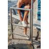 OLUKAI Nohea Moku Men’s No Tie Boat Shoes, Breathable & Quick Dry Mesh, Effortless Design & Barefoot Wearability, All-Day Comfort & Support(Tapa/Tapa)
