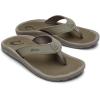OLUKAI Ohana Men’s Beach Sandals, Water Resistant Flip Flops, Arch Support & Comfort Fit, Lightweight & Durable, Enhanced Grip & Traction, Clay/Mustang, 11