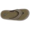 OLUKAI Ohana Men’s Beach Sandals, Water Resistant Flip Flops, Arch Support & Comfort Fit, Lightweight & Durable, Enhanced Grip & Traction, Clay/Mustang, 11