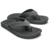 OLUKAI Ohana Men’s Beach Sandals, Water Resistant Flip Flops, Arch Support & Comfort Fit, Lightweight & Durable, Enhanced Grip & Traction, Rock/Rock, 11