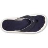 OLUKAI Ulele Men’s Beach Sandals, Water Resistant Flip Flops, Arch Support & Comfort Fit, Lightweight & Durable, Enhanced Grip & Traction(Blue Depth/Blue Depth)