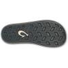 OLUKAI Ulele Men’s Beach Sandals, Water Resistant Flip Flops, Arch Support & Comfort Fit, Lightweight & Durable, Enhanced Grip & Traction(Blue Depth/Charcoal)