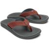 OLUKAI Ulele Men’s Beach Sandals, Water Resistant Flip Flops, Arch Support & Comfort Fit, Lightweight & Durable, Enhanced Grip & Traction(Canoe/Rock)