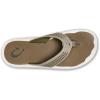 OLUKAI Ulele Men’s Beach Sandals, Water Resistant Flip Flops, Arch Support & Comfort Fit, Lightweight & Durable, Enhanced Grip & Traction(Clay/Mustang)