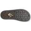OLUKAI Ulele Men’s Beach Sandals, Water Resistant Flip Flops, Arch Support & Comfort Fit, Lightweight & Durable, Enhanced Grip & Traction(Dk Shadow/Black)