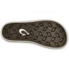 OLUKAI Ulele Men’s Beach Sandals, Water Resistant Flip Flops, Arch Support & Comfort Fit, Lightweight & Durable, Enhanced Grip & Traction(Dk Wood/Dk Wood)