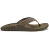 OLUKAI Ulele Men’s Beach Sandals, Water Resistant Flip Flops, Arch Support & Comfort Fit, Lightweight & Durable, Enhanced Grip & Traction(Mustang/Mineral)