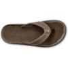 OLUKAI Ulele Men’s Beach Sandals, Water Resistant Flip Flops, Arch Support & Comfort Fit, Lightweight & Durable, Enhanced Grip & Traction(Mustang/Mustang)