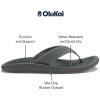 OLUKAI Ulele Men’s Beach Sandals, Water Resistant Flip Flops, Arch Support & Comfort Fit, Lightweight & Durable, Enhanced Grip & Traction(Rock/Rock)