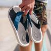OLUKAI Ulele Men’s Beach Sandals, Water Resistant Flip Flops, Arch Support & Comfort Fit, Lightweight & Durable, Enhanced Grip & Traction(Slate Blue/Charcoal)