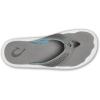 OLUKAI Ulele Men’s Beach Sandals, Water Resistant Flip Flops, Arch Support & Comfort Fit, Lightweight & Durable, Enhanced Grip & Traction(Stone/Stone)