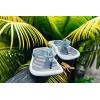 OLUKAI Ulele Men’s Beach Sandals, Water Resistant Flip Flops, Arch Support & Comfort Fit, Lightweight & Durable, Enhanced Grip & Traction(Stone/Stone)