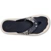 OLUKAI Ulele Men’s Beach Sandals, Water Resistant Flip Flops, Arch Support & Comfort Fit, Lightweight & Durable, Enhanced Grip & Traction(Trench Blue/Aloha)