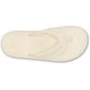 OLUKAI Ulele Men’s Beach Sandals, Water Resistant Flip Flops, Arch Support & Comfort Fit, Lightweight & Durable, Enhanced Grip & Traction(White Sand/White Sand)
