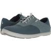 OLUKAI Nohea Moku Men’s No Tie Boat Shoes, Breathable & Quick Dry Mesh, Effortless Design & Barefoot Wearability, All-Day Comfort & Support(Stormy Blue/Stormy Blue)
