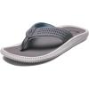 OLUKAI Ulele Men’s Beach Sandals, Water Resistant Flip Flops, Arch Support & Comfort Fit, Lightweight & Durable, Enhanced Grip & Traction(Stone/Stone)