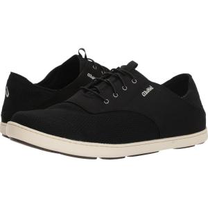 OLUKAI Nohea Moku Men’s No Tie Boat Shoes, Breathable & Quick Dry Mesh, Effortless Design & Barefoot Wearability, All-Day Comfort & Support(Onyx/Onyx)