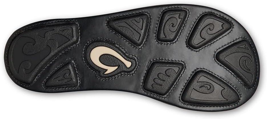 image:imageOLUKAI Hiapo Mens Leather Beach Sandal Crafted Materials Lightweight amp Durable AllDay Comfort amp SupportLava RockLava Rock