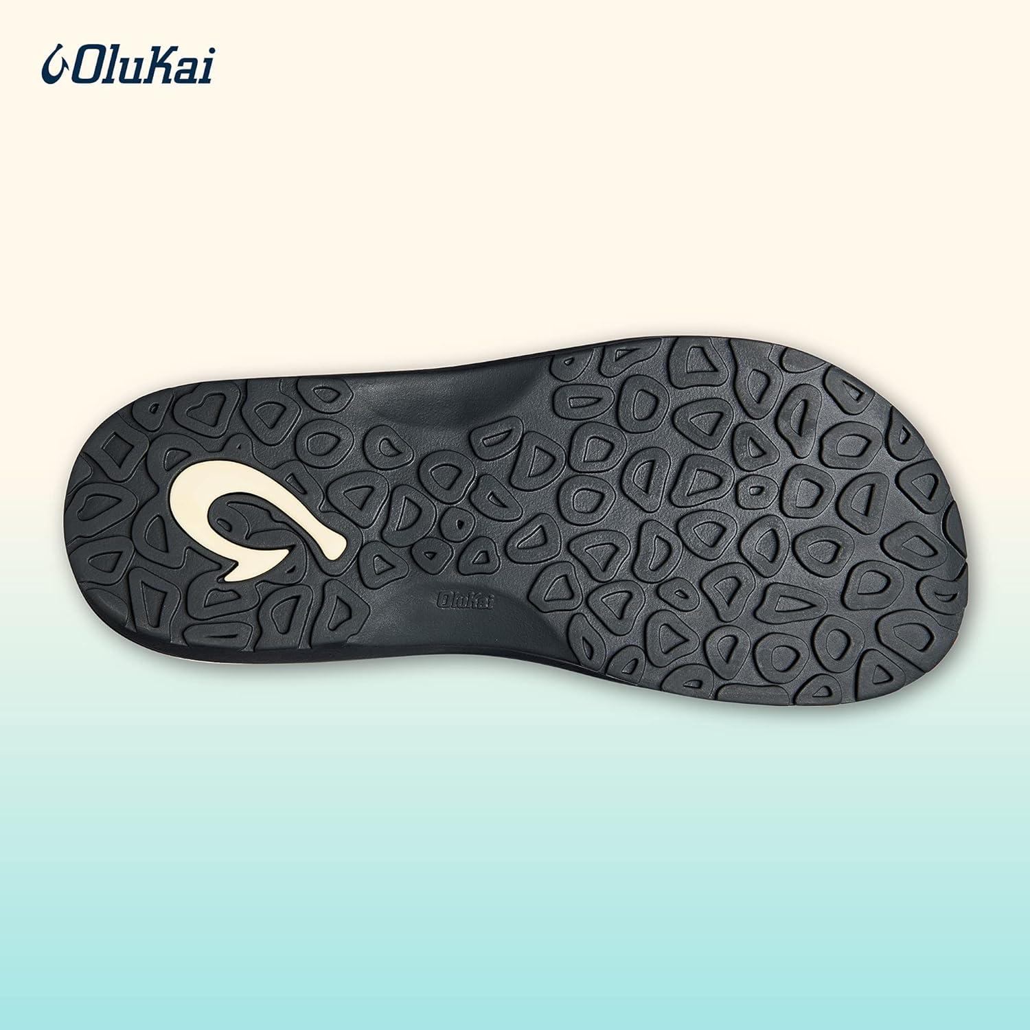 image:imageOLUKAI Hoopio Hau Womens Beach Sandals QuickDry FlipFlop Slides Water Resistant Suede Lining amp Wet Grip Soles Soft Comfort Fit amp Arch SupportDuskDark Shadow