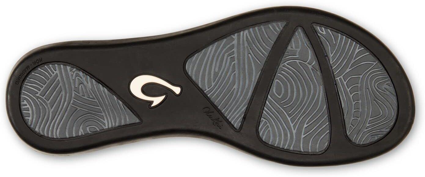 image:imageOLUKAI Hoopio Hau Womens Beach Sandals QuickDry FlipFlop Slides Water Resistant Suede Lining amp Wet Grip Soles Soft Comfort Fit amp Arch SupportOnyxOnyx
