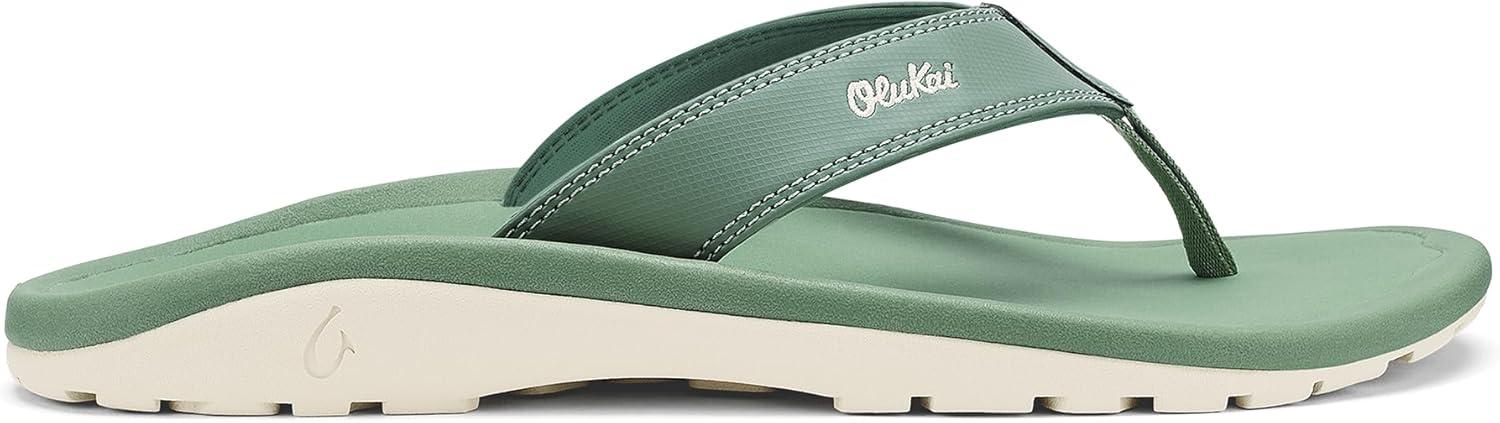 image:imageOLUKAI Hoopio Hau Womens Beach Sandals QuickDry FlipFlop Slides Water Resistant Suede Lining amp Wet Grip Soles Soft Comfort Fit amp Arch SupportPinePine