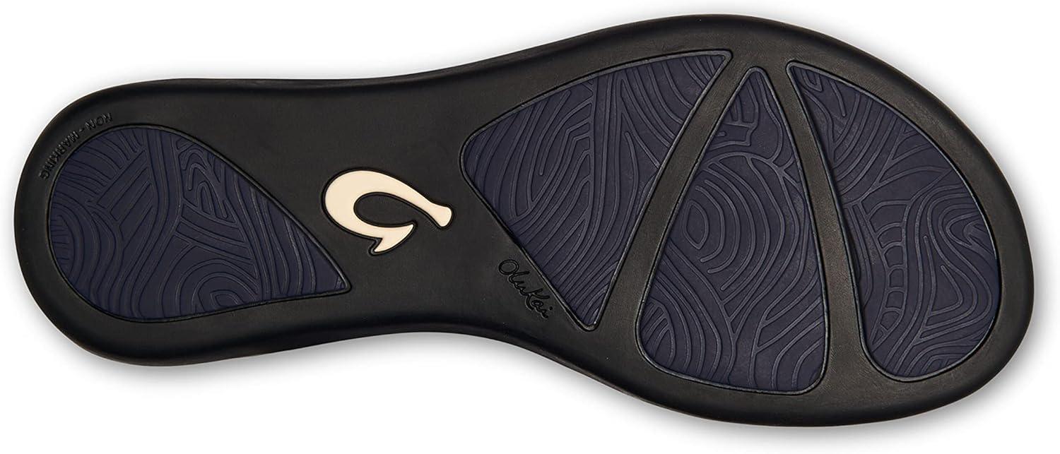 image:imageOLUKAI Hoopio Hau Womens Beach Sandals QuickDry FlipFlop Slides Water Resistant Suede Lining amp Wet Grip Soles Soft Comfort Fit amp Arch SupportTrenchStripe