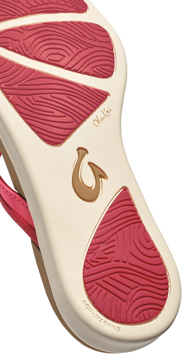 image:imageOLUKAI Hoopio Malua Womens Water Friendly Sandals Flip Flops for Beach amp Everyday Arch Support amp Comfort FitMystic BerryHot Pink