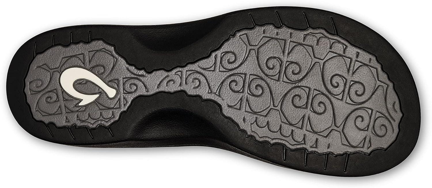 image:imageOLUKAI Ohana Womens Beach Sandals Water Resistant Flip Flops Arch Support amp Comfort Fit Lightweight amp Durable Enhanced Grip amp TractionCharcoalOnyx