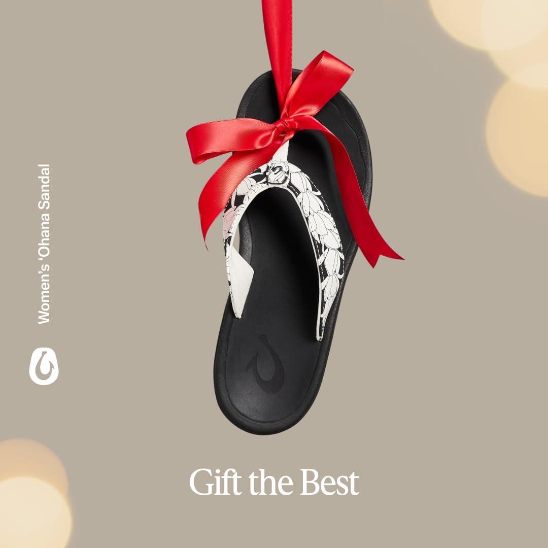 image:imageOLUKAI Ohana Womens Beach Sandals Water Resistant Flip Flops Arch Support amp Comfort Fit Lightweight amp Durable Enhanced Grip amp TractionLava RockPai