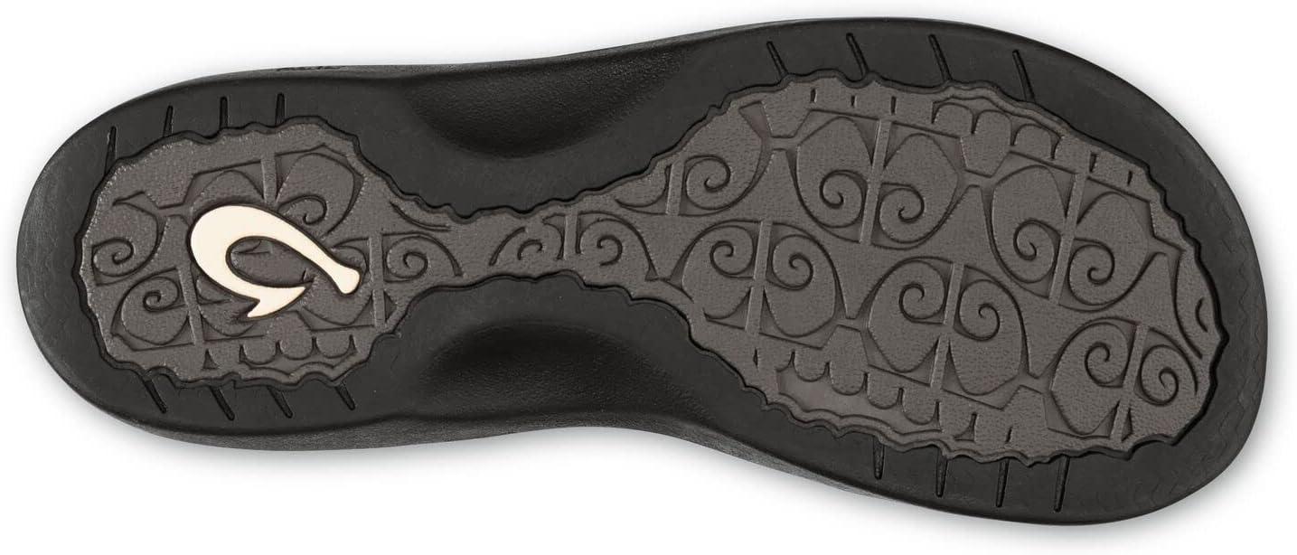 image:imageOLUKAI Ohana Womens Beach Sandals Water Resistant Flip Flops Arch Support amp Comfort Fit Lightweight amp Durable Enhanced Grip amp TractionPewterBlack