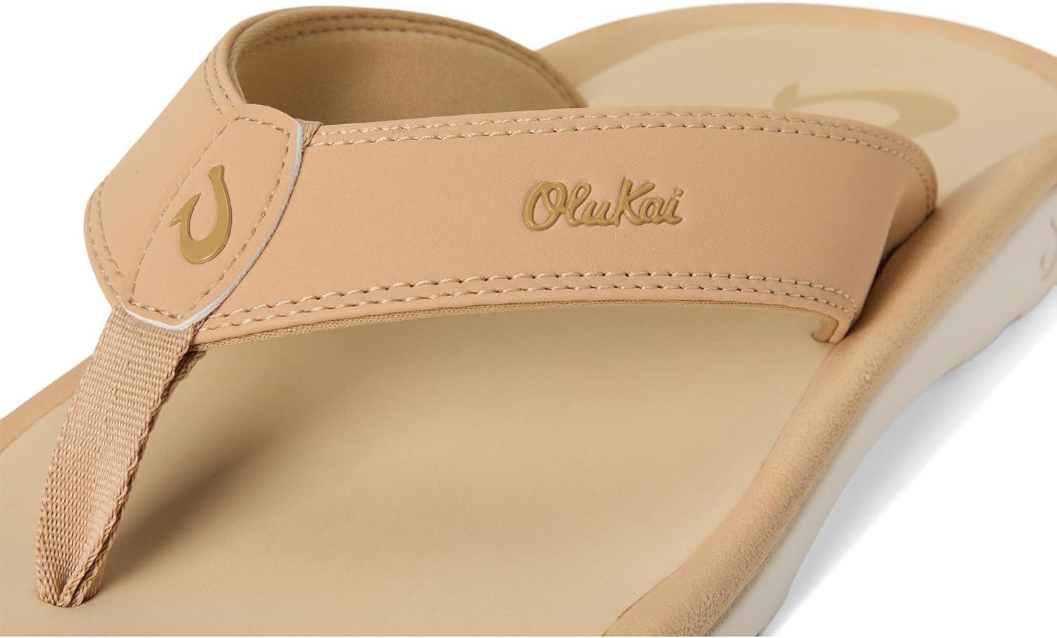 image:imageOLUKAI Ohana Womens Beach Sandals Water Resistant Flip Flops Arch Support amp Comfort Fit Lightweight amp Durable Enhanced Grip amp TractionSandbarSandbar