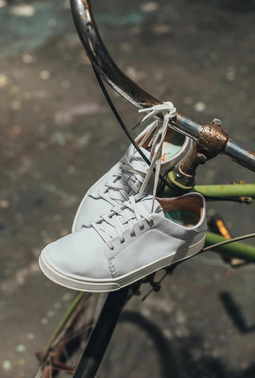 image:imageOLUKAI Pehuea Li ILI Womens Everyday Leather Sneakers Casual amp Versatile Shoes with Dropin Heel Soft amp Premium Materials AllDay Comfort amp SupportMist GreyMist Grey