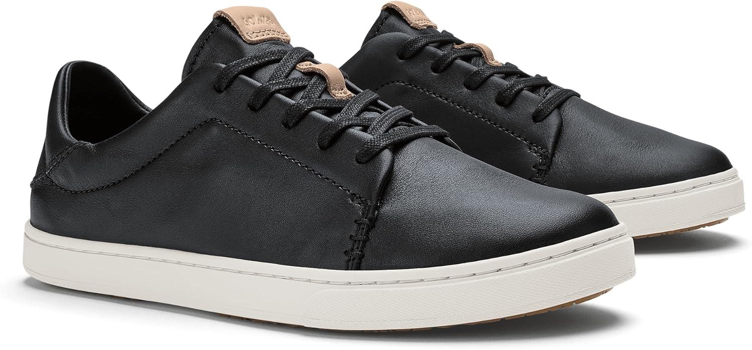 image:imageOLUKAI Pehuea Li ILI Womens Everyday Leather Sneakers Casual amp Versatile Shoes with Dropin Heel Soft amp Premium Materials AllDay Comfort amp SupportLava RockLava Rock
