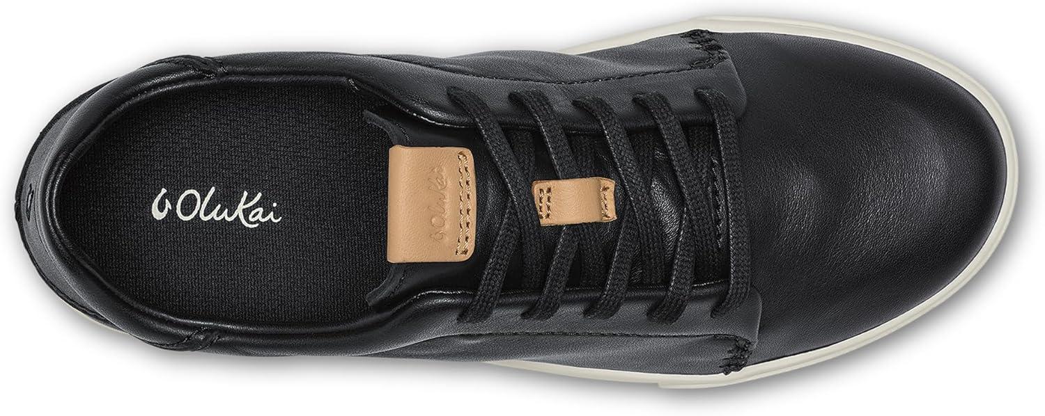 image:imageOLUKAI Pehuea Li ILI Womens Everyday Leather Sneakers Casual amp Versatile Shoes with Dropin Heel Soft amp Premium Materials AllDay Comfort amp SupportLava RockLava Rock