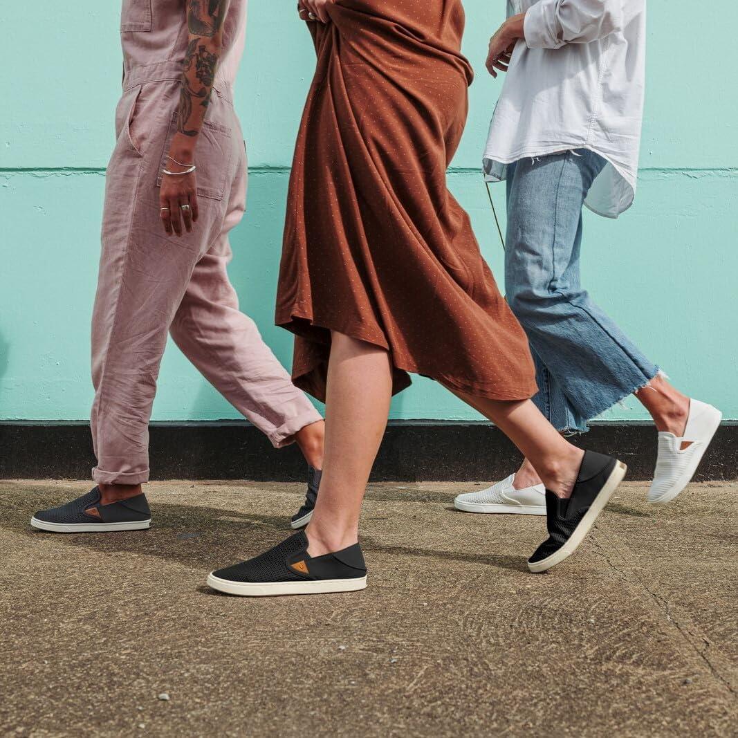 image:imageOLUKAI Pehuea Womens Slip On Sneakers Casual Everyday Shoes with Easy On amp Off Design Breathable Mesh amp Dropin Heel AllDay Comfort amp SupportPavementPavement