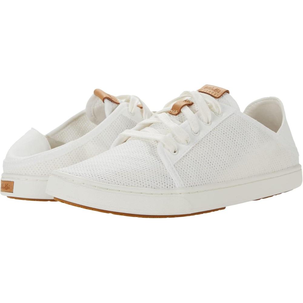 image:imageOLUKAI Hoopio Hau Womens Beach Sandals QuickDry FlipFlop Slides Water Resistant Suede Lining amp Wet Grip Soles Soft Comfort Fit amp Arch SupportWhiteWhite