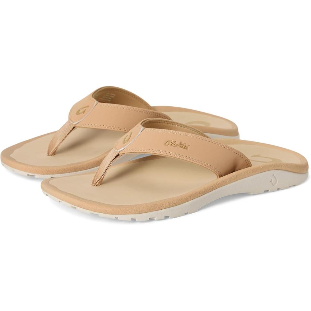 image:imageOLUKAI Ohana Womens Beach Sandals Water Resistant Flip Flops Arch Support amp Comfort Fit Lightweight amp Durable Enhanced Grip amp TractionSandbarSandbar