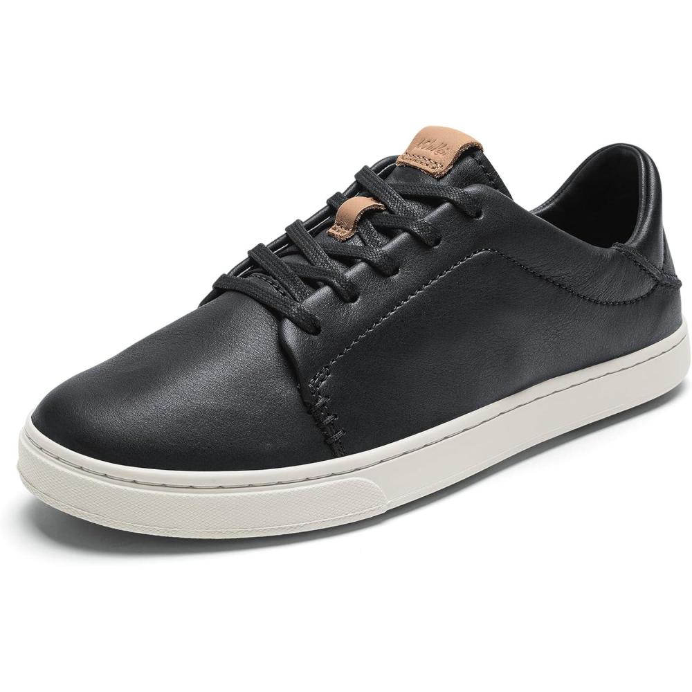 image:imageOLUKAI Pehuea Li ILI Womens Everyday Leather Sneakers Casual amp Versatile Shoes with Dropin Heel Soft amp Premium Materials AllDay Comfort amp SupportLava RockLava Rock