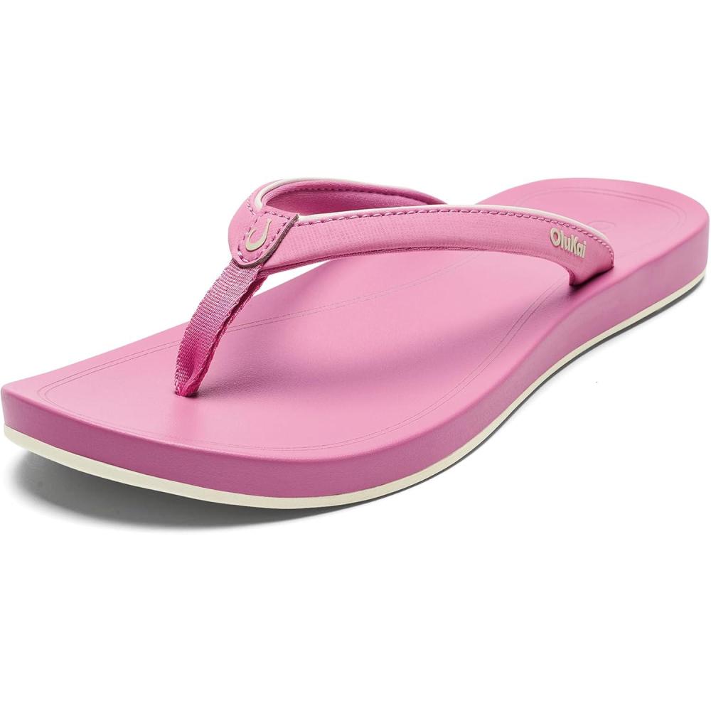 image:imageOLUKAI Uiki Womens Beach Sandal QuickDry FlipFlop Slides Water Resistant Wet Grip Soles amp Compression Molded FootbedCosmoCosmo