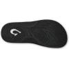 OLUKAI Hokua Men’s Beach Sandals, Quick-Dry Flip-Flop Slides, Water Resistant & Wet Grip Rubber Soles, Compression Molded Footbed & Soft Comfort Fit(Dark Wood/Dark Wood)