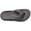 OLUKAI Hokua Men’s Beach Sandals, Quick-Dry Flip-Flop Slides, Water Resistant & Wet Grip Rubber Soles, Compression Molded Footbed & Soft Comfort Fit(Pavement/Pavement)