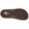 OLUKAI Hokua Men’s Beach Sandals, Quick-Dry Flip-Flop Slides, Water Resistant & Wet Grip Rubber Soles, Compression Molded Footbed & Soft Comfort Fit(Tan/Tan)