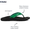OLUKAI Ho’opio Hau Women’s Beach Sandals, Quick-Dry Flip-Flop Slides, Water Resistant Suede Lining & Wet Grip Soles, Soft Comfort Fit & Arch Support(Bamboo/Black)