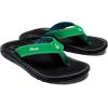OLUKAI Ho’opio Hau Women’s Beach Sandals, Quick-Dry Flip-Flop Slides, Water Resistant Suede Lining & Wet Grip Soles, Soft Comfort Fit & Arch Support(Bamboo/Black)